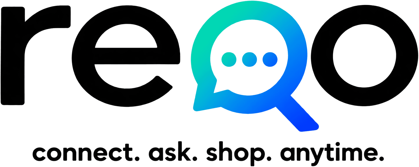Reqo — connect. ask. shop. anytime.